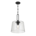 18'' Diamara Matte Black 1 Light Pendant