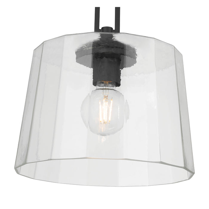 18'' Diamara Matte Black 1 Light Pendant