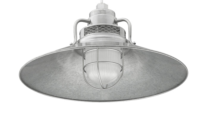 18'' Galvanized Metal R Series Railroad Shade