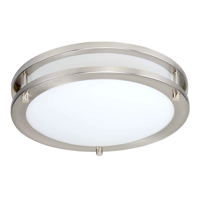18-inch-Brushed-Nickel-Flush-Mount-Light-with-3000K-Light