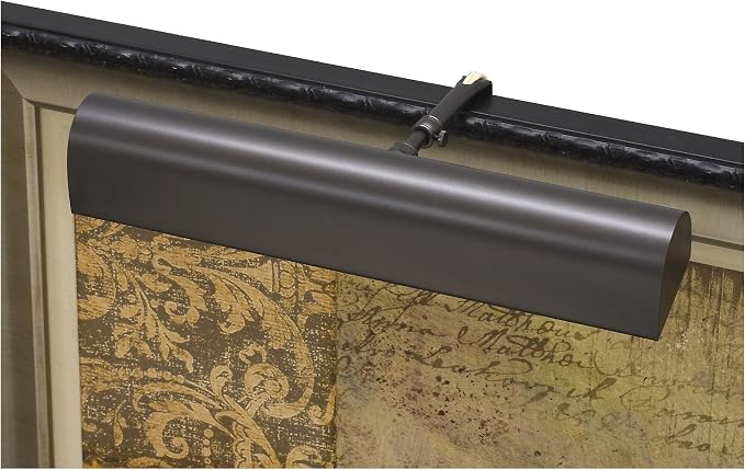 18-inch Classic Traditional Mahogany Bronze in-Line Hi-Lo Switch Plug-In Picture Light
