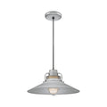 18-inch R Series Galvanized 1-Light Pendant Light