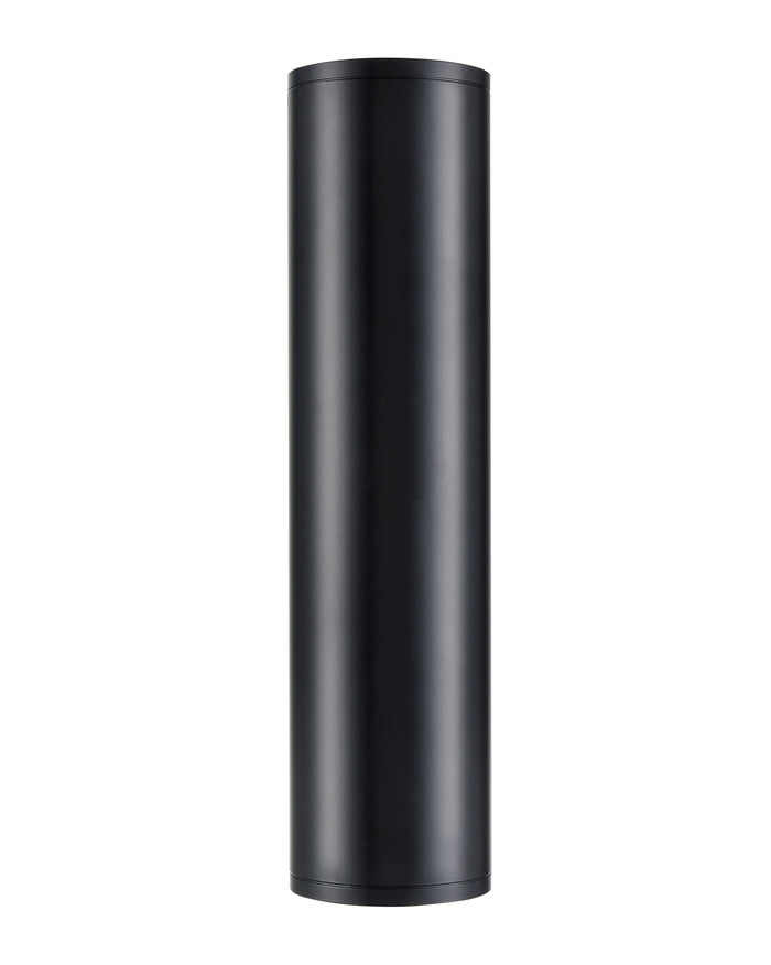 18-inch Vegas Powder Coated Black 2-Light Outdoor Wall Sconce