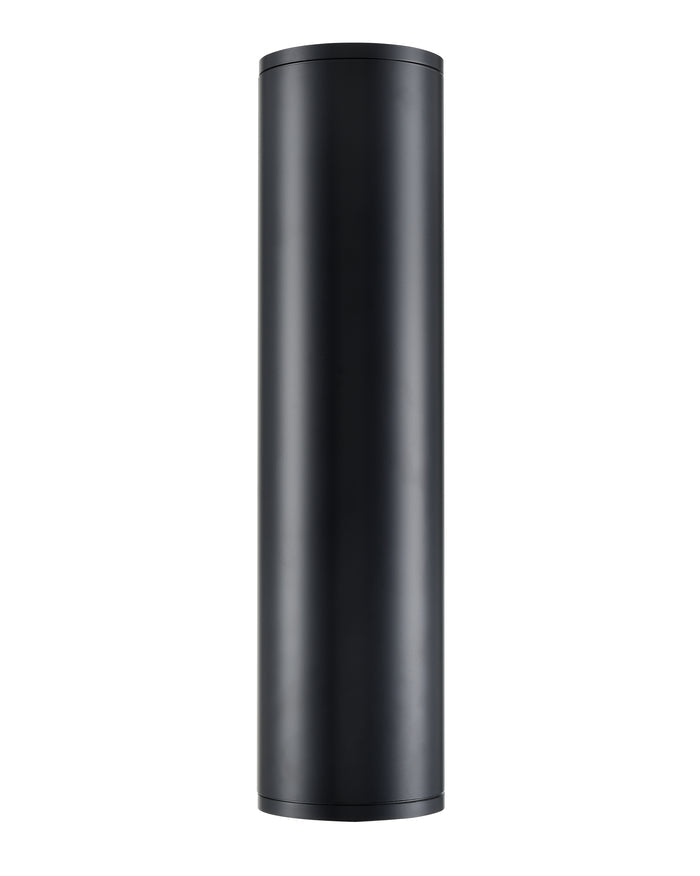 18-inch Vegas Powder Coated Black Outdoor Wall Sconce