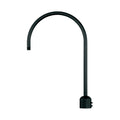 18'' Satin Black R Series Post Adapter