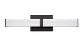 18'' Tron Matte Black  Vanity Light