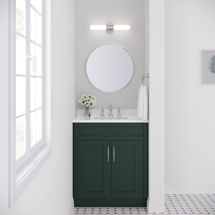 18'' Trumann Brushed Nickel 1 Vanity Light