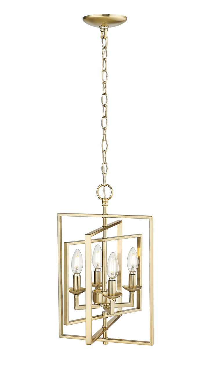 18.25'' Nellis Modern Gold 4 Light Pendant