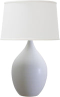 18.5-inch Scatchard White Gloss Table Lamp