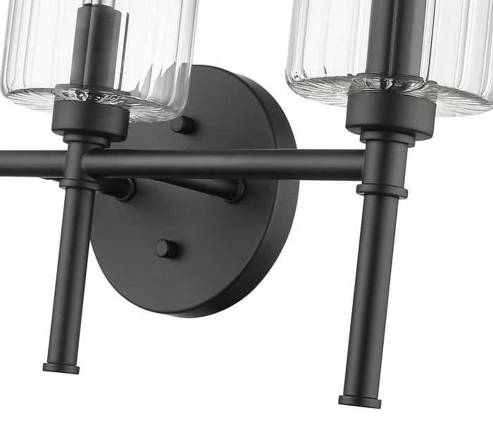 19'' Chastine Matte Black 3 Light Bath Vanity