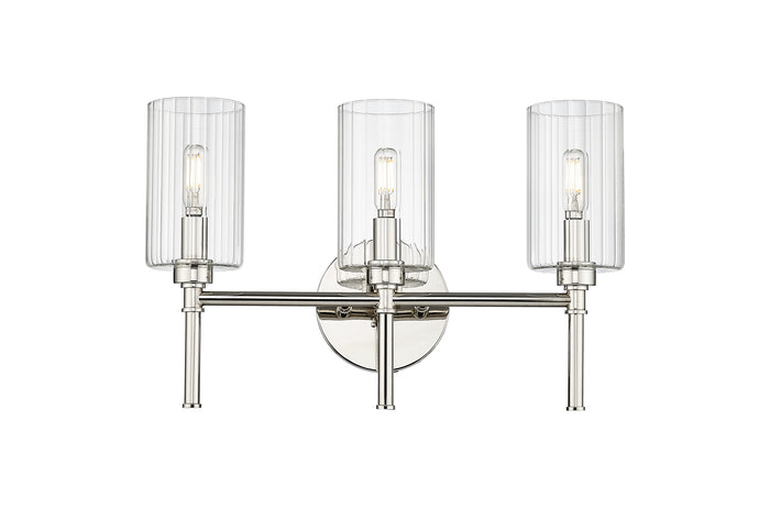 19'' Chastine Polished Nickel 3 Light Bath Vanity