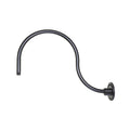 19-inch R Series Aluminum Satin Black Gooseneck Arm
