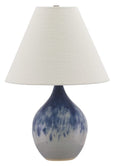 19-inch Scatchard Decorated Gray Accent Table Lamp