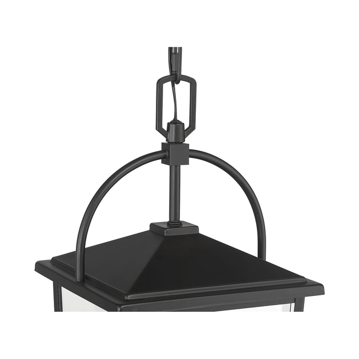 19.25'' Strathden Powder Coated Black 2 Light Hanging Lantern
