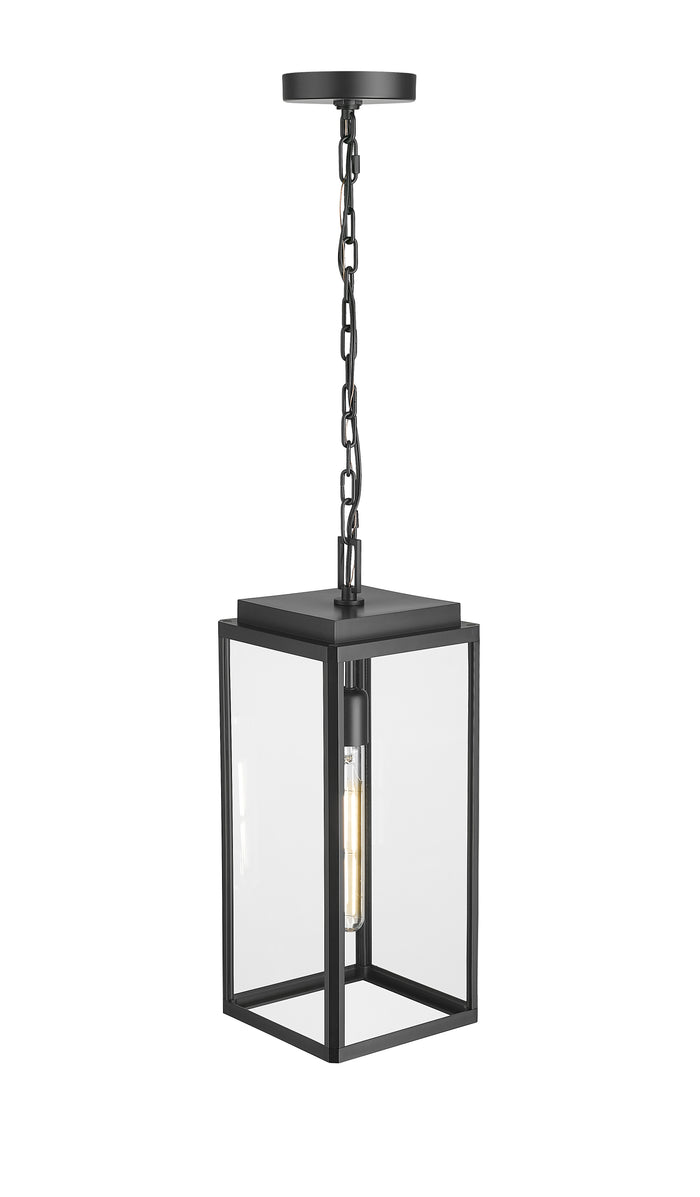 19.5'' Alpharetta Powder Coated Black 1 Light Hanging Lantern