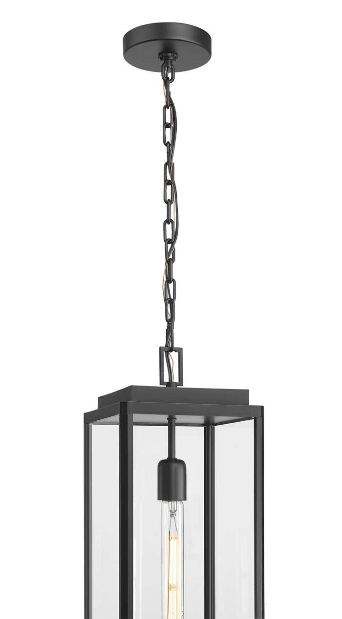 19.5'' Alpharetta Powder Coated Black 1 Light Hanging Lantern
