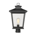 19.5'' Bellmon Powder Coated Black 1 Light Post Lantern