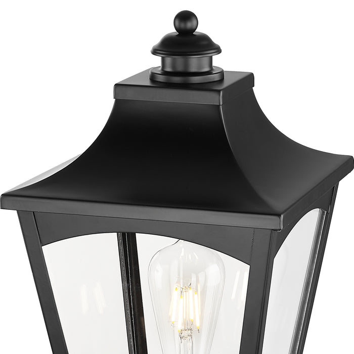 19.5'' Curry Powder Coated Black 1 Light Post Lantern