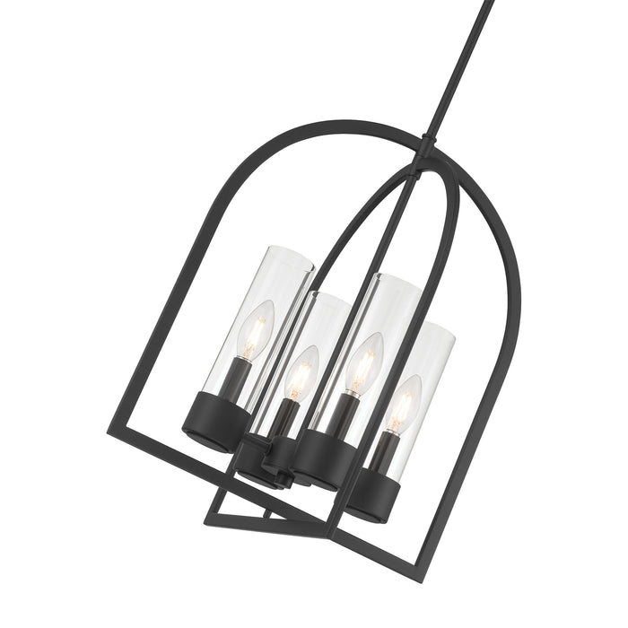 19.5'' Evandrel Matte Black 4 Light Pendant