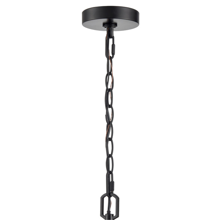 19.75'' Edenton Matte Black 3 Light Hanging Pendant
