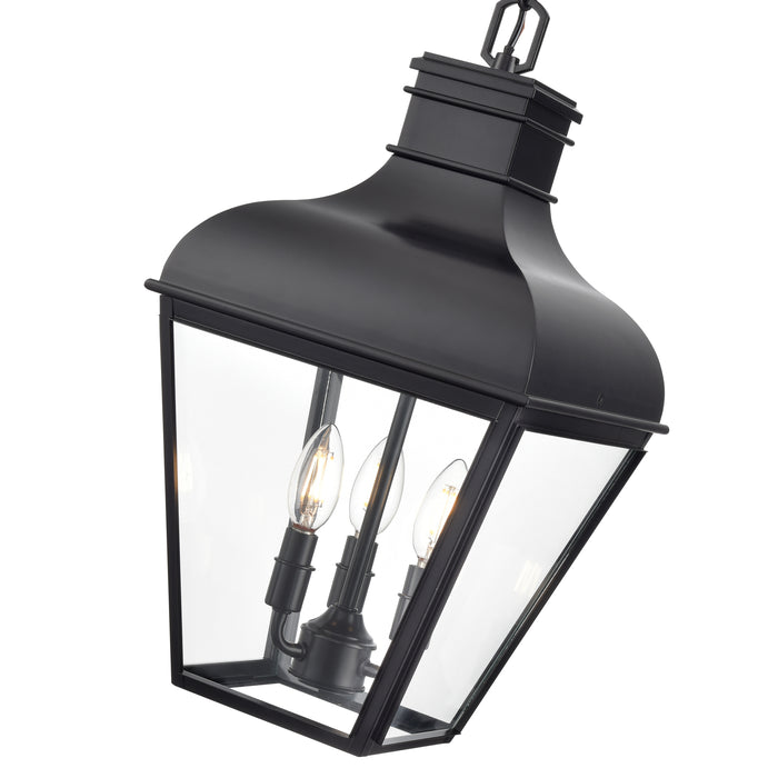 19.75'' Edenton Matte Black 3 Light Hanging Pendant