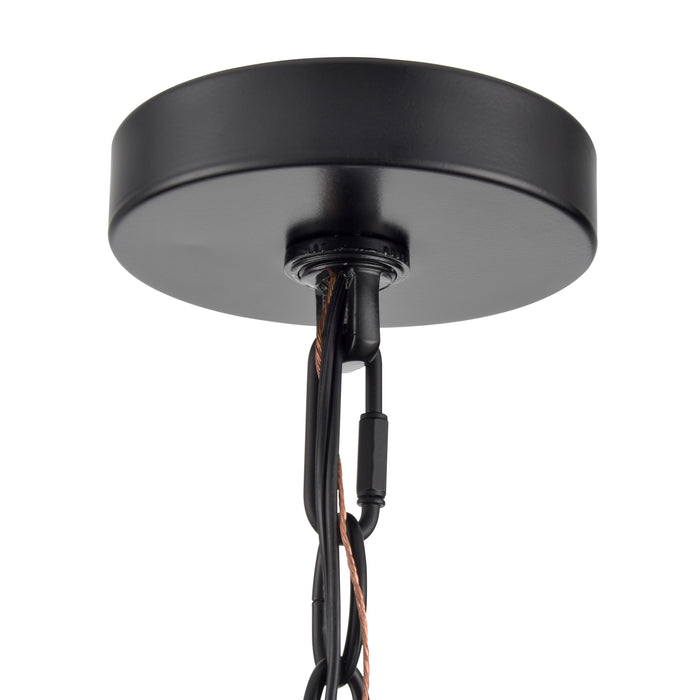 19.75'' Edenton Matte Black 3 Light Hanging Pendant