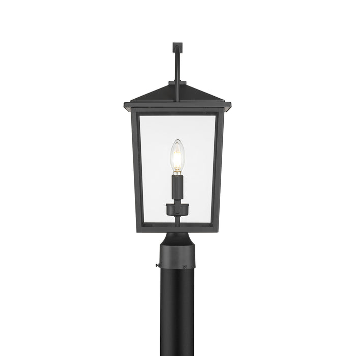 19.75'' Strathden Powder Coated Black 2 Light Post Lantern
