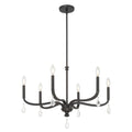 19.75'' Viremont Matte Black 6 Light Chandelier