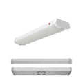 2-foot White 20W Dimmable LED Wraparound Utility Light, 5 CCT - 27/30/35/40/50K, 2300 Lumens, Battery Backup