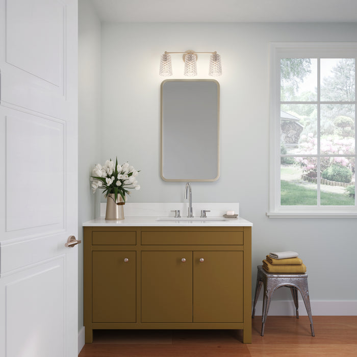 20'' Ashli Brushed Nickel 3 Light Bath Vanity