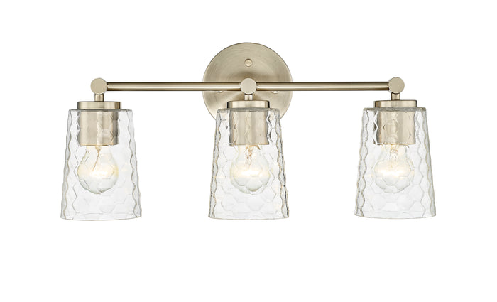 20'' Ashli Modern Gold 3 Light Bath Vanity