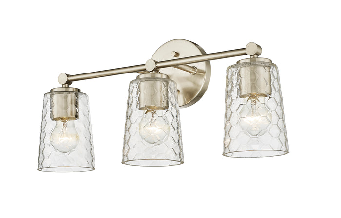 20'' Ashli Modern Gold 3 Light Bath Vanity