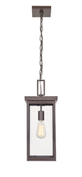 20'' Barkeley Powder Coated Bronze 1 Light Hanging Lantern