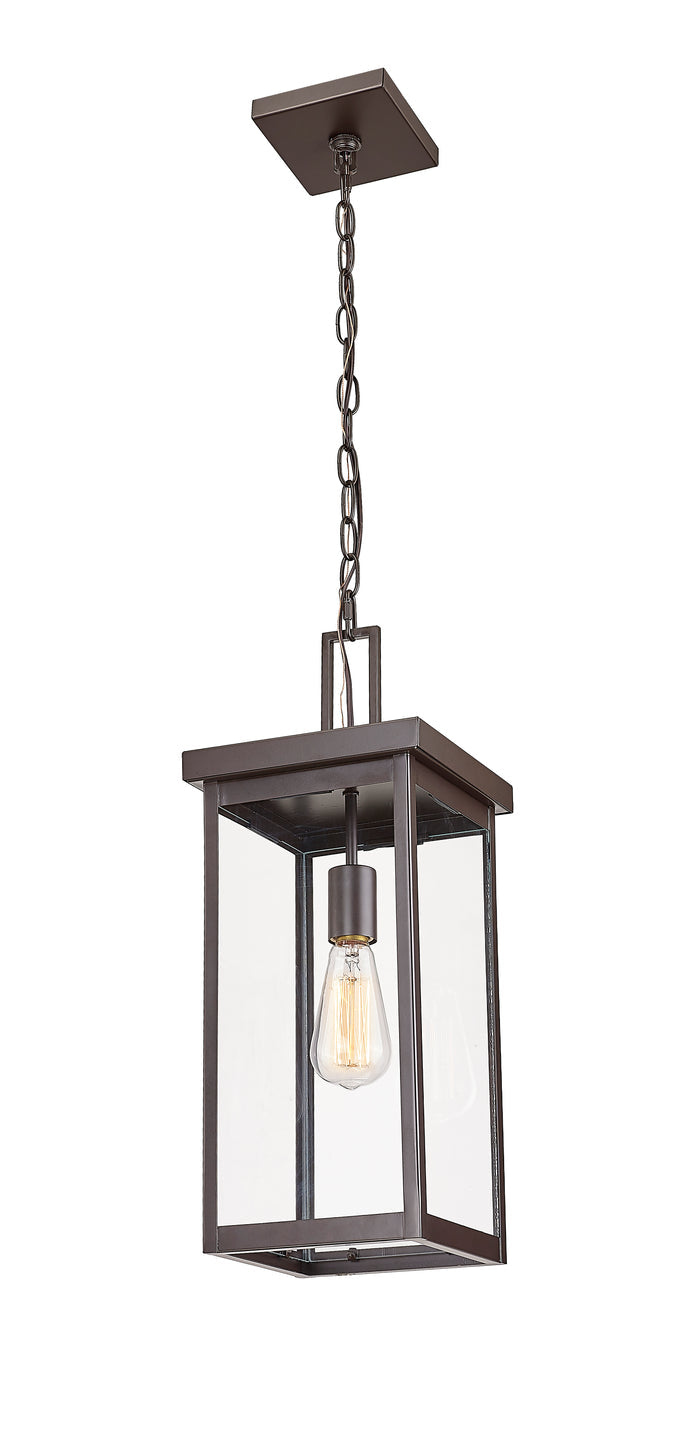 20'' Barkeley Powder Coated Bronze 1 Light Hanging Lantern