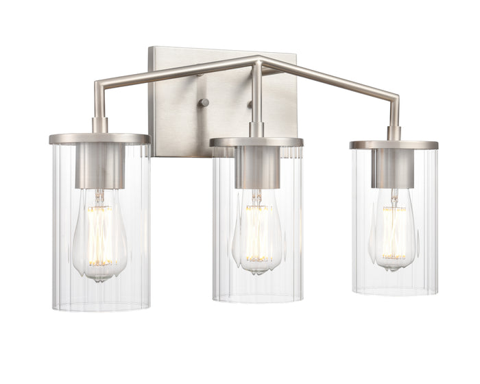 20'' Beverlly Brushed Nickel 3 Light Bath Vanity