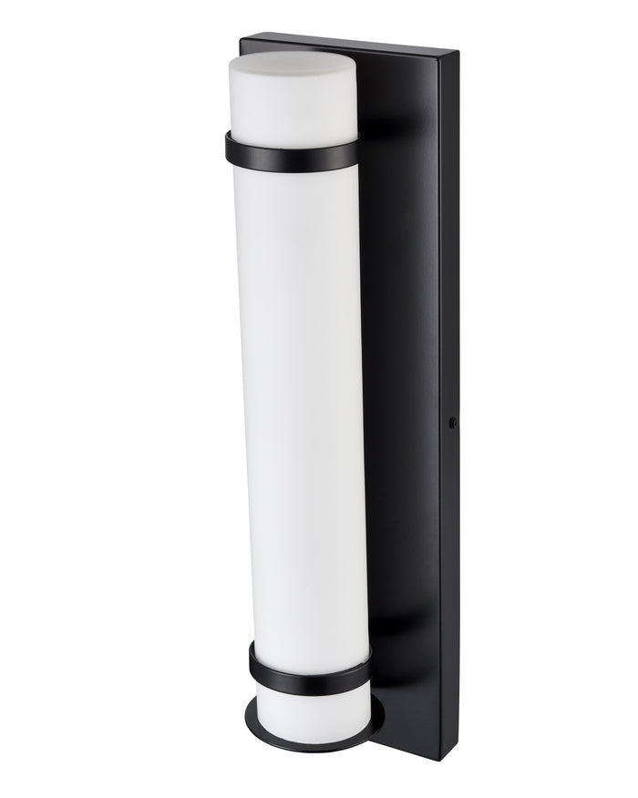 20-inch Powder Coated Black Outdoor Wall Sconce Wet Rated