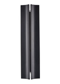 20-inch Powder Coated Black Outdoor Wall Sconce