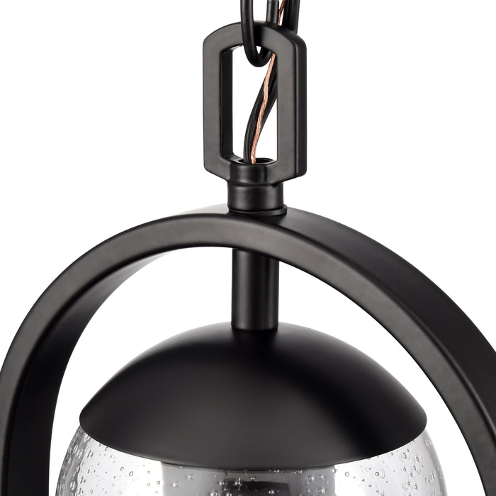 20'' Luxio Powder Coated Black 1 Light Hanging Lantern