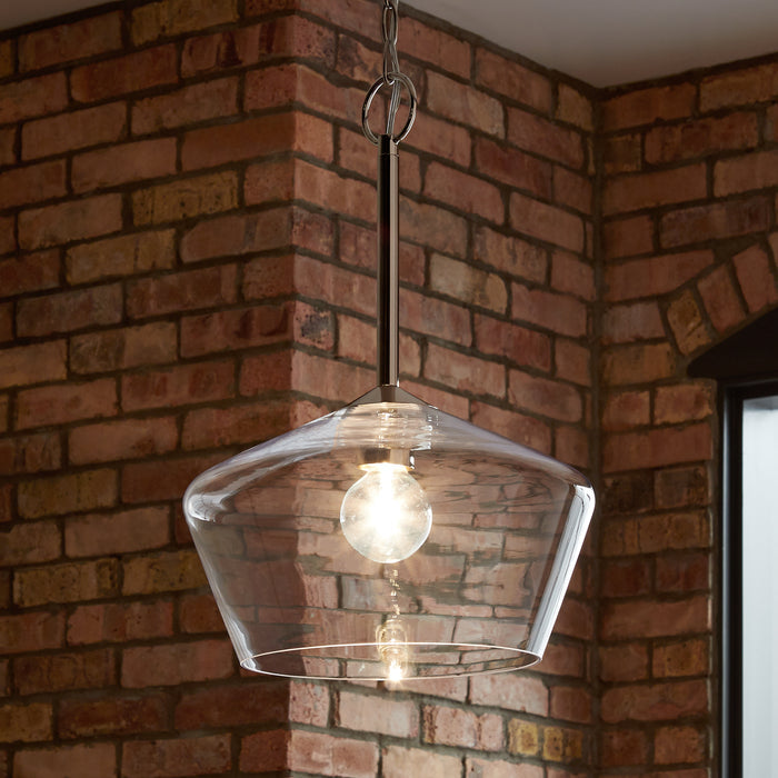 20'' Morbelle Polished Nickel 1 Light Pendant
