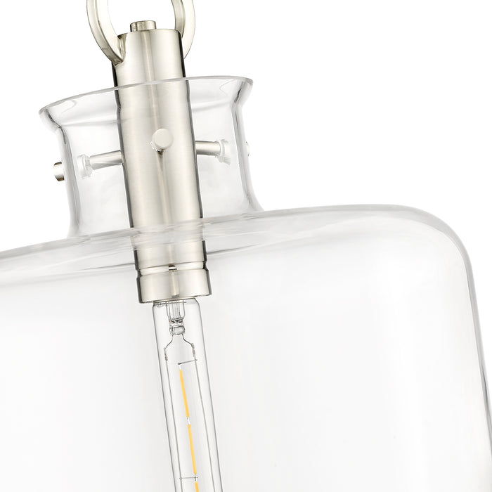 20.2'' Hayloft Brushed Nickel 1 Light Pendant