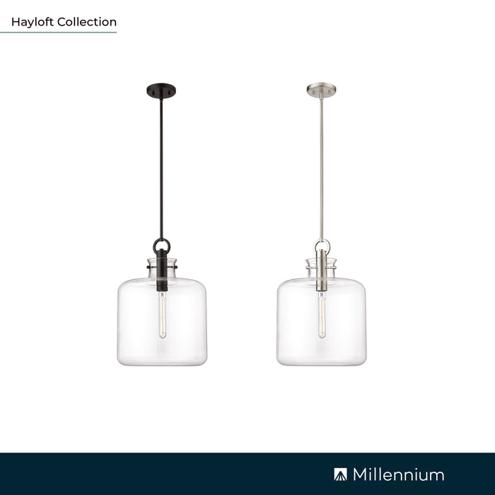 20.2'' Hayloft Brushed Nickel 1 Light Pendant