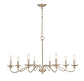 20.5'' Delvona Modern Gold 8 Light Chandelier