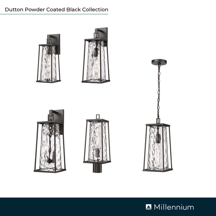 20.5'' Dutton Powder Coated Black 1 Light Post Lantern