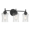 21'' Clarvyn Matte Black 3 Light Bath Vanity