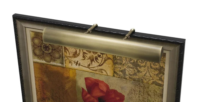 21-inch Classic Traditional Antique Brass in-Line Hi-Lo Switch Plug-In Picture Light