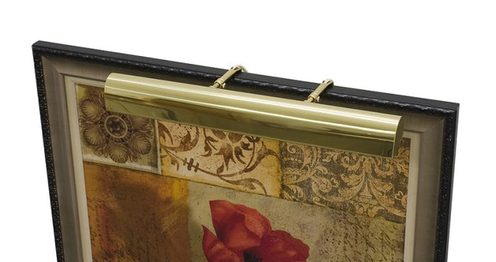 21-inch Classic Traditional Polished Brass Plug-In Picture Light