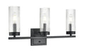 21'' Iversen Matte Black 3 Light Bath Vanity
