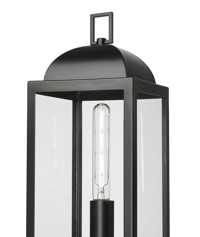 21.25'' Beaufort Powder Coated Black 1 Light Post Lantern
