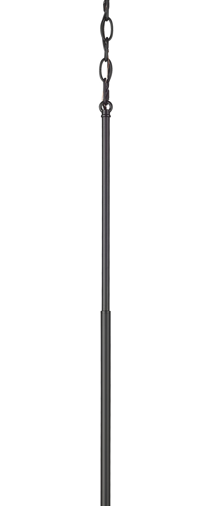 21.25'' Skyva Matte Black 6 Light Chandelier