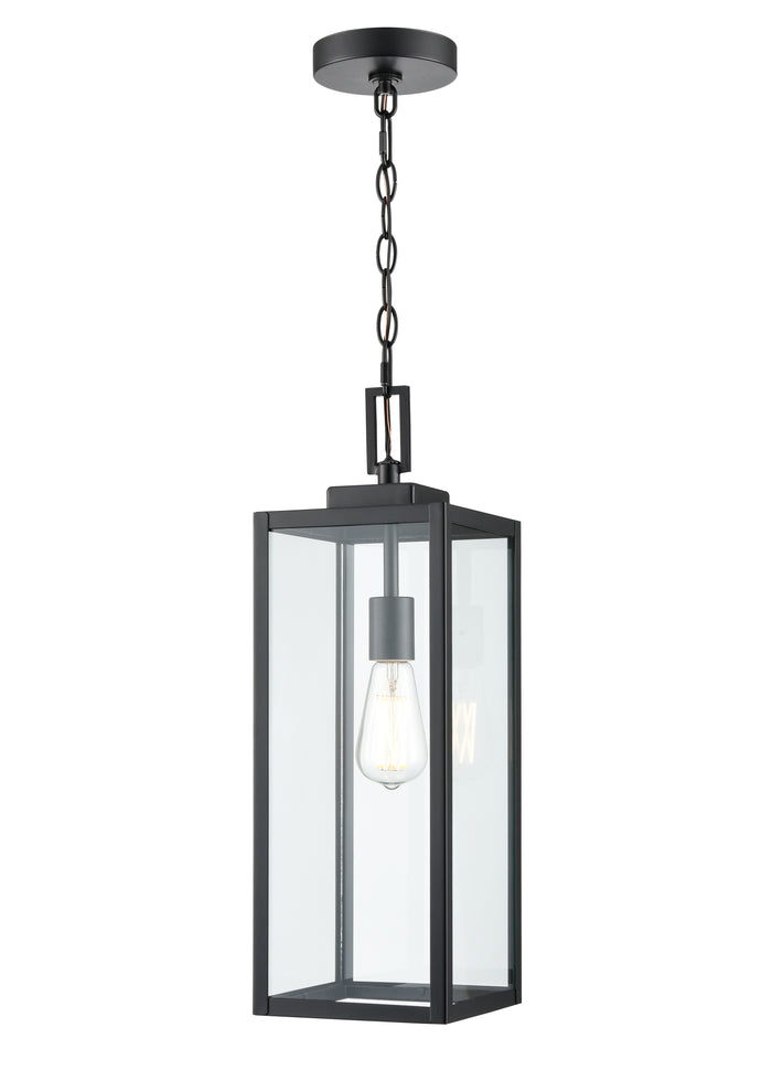 21.5'' Atless Powder Coated Black 1 Light Hanging Pendant